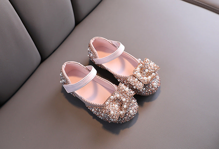 Girls Pearl Sparkle Shoes – Charmy