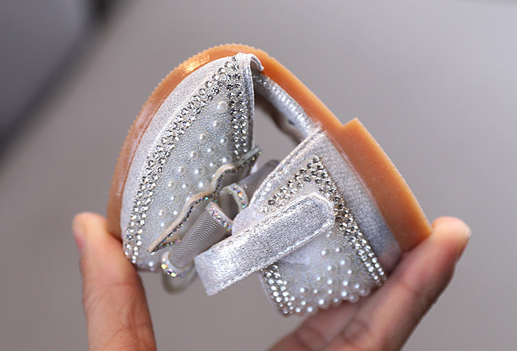 Girls Bow Sparkle Shoes – Charmy