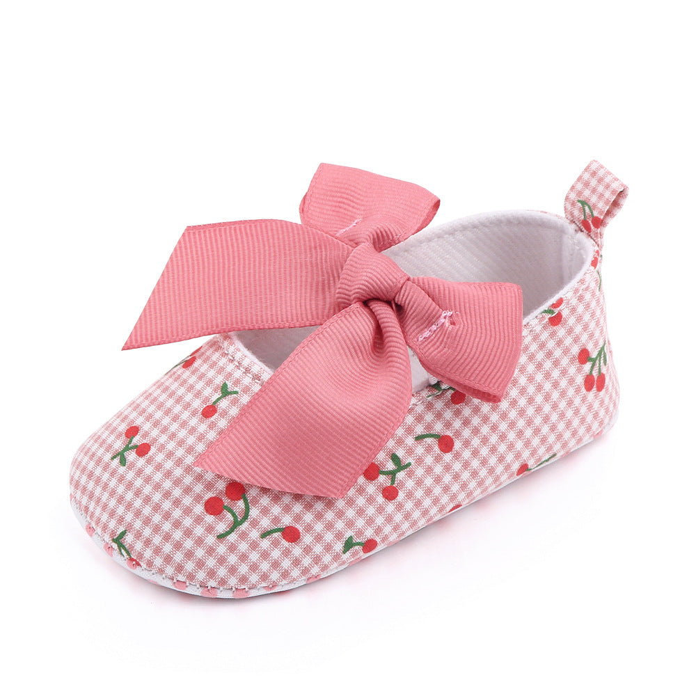 Cherry Print Children's Shoes