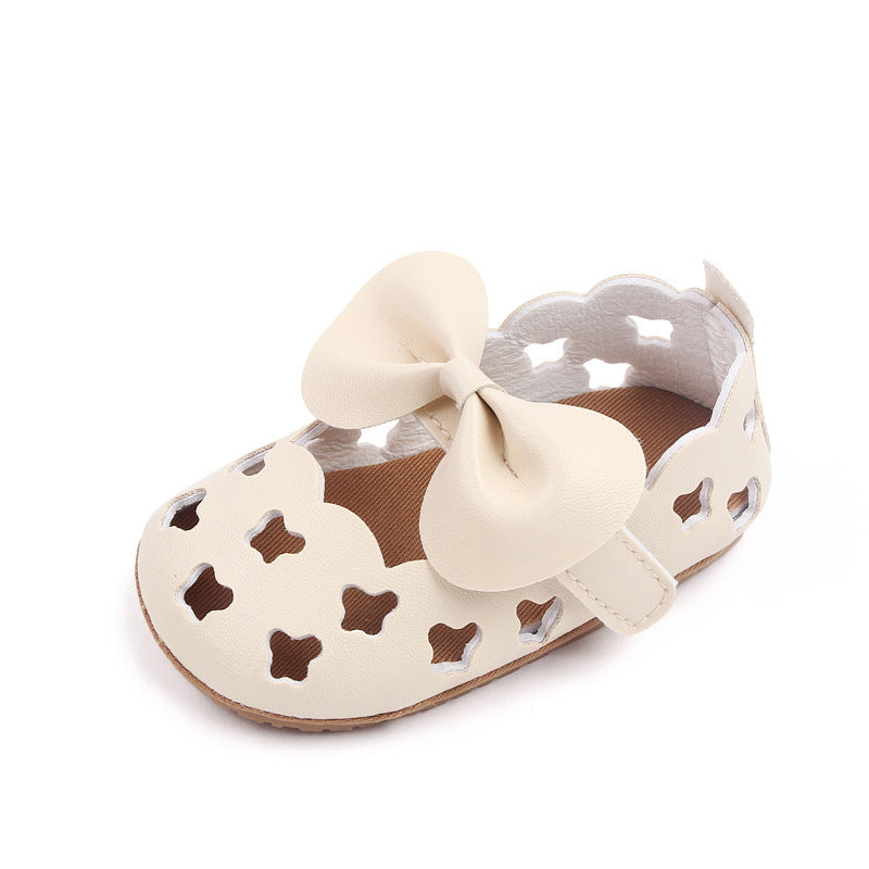 Baby Shoe with Holes and Bow