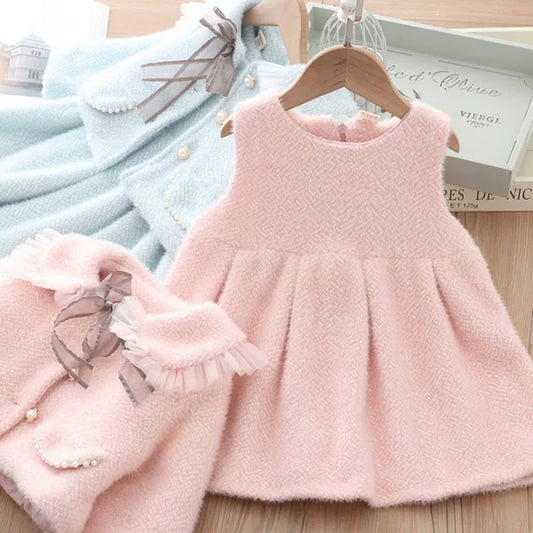 Children's Boutique Dress + Coat