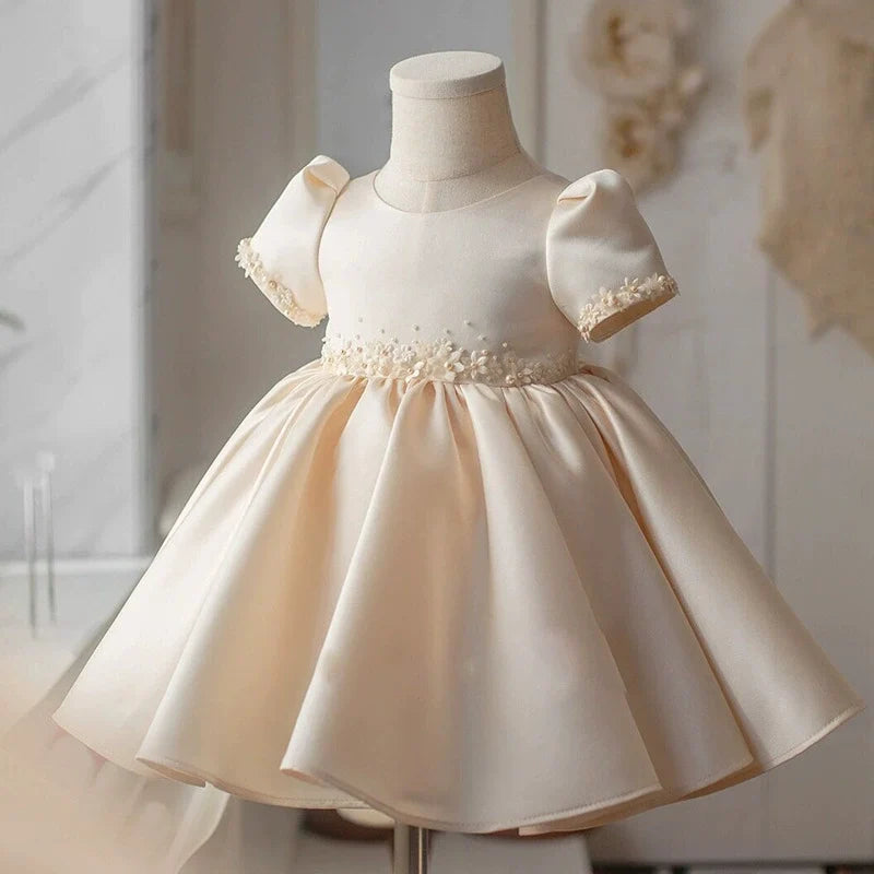 Children's Party Dress with Flowers
