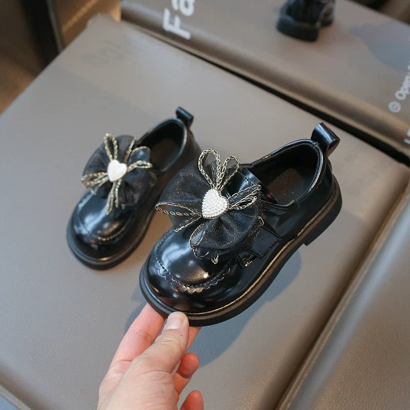 "Love" Bow Children's Shoes