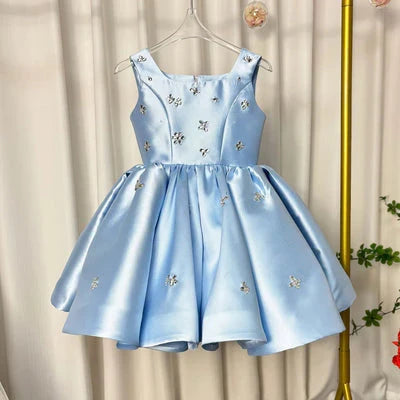 Pink Rhinestone Children's Dress