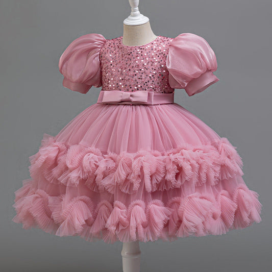 Sparkly Puffy Dress for Children