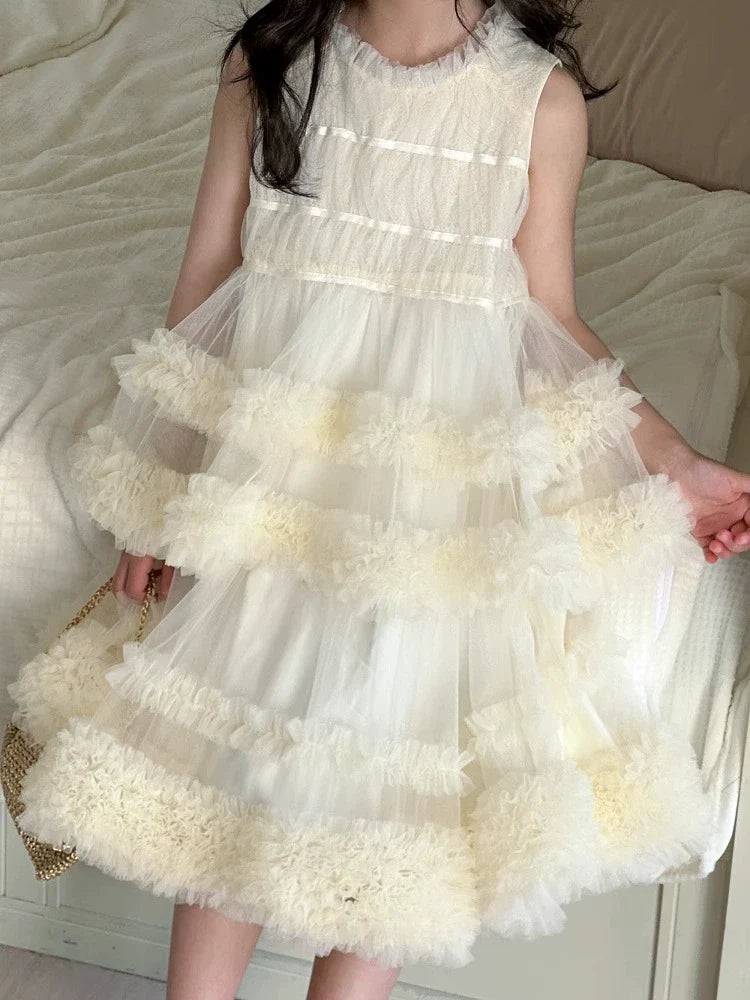 Children's Tulle Layered Dress