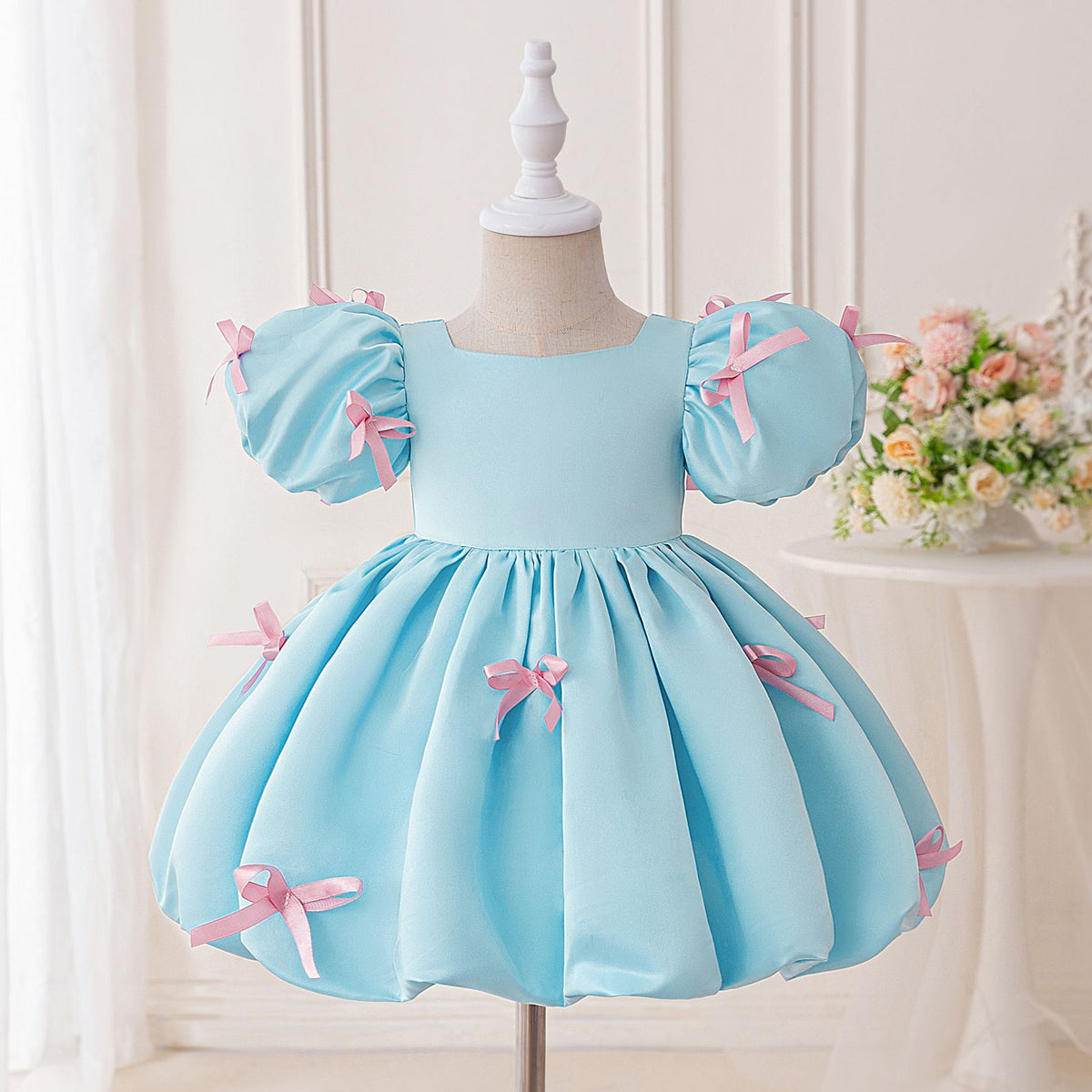 Children's Dress with Bows