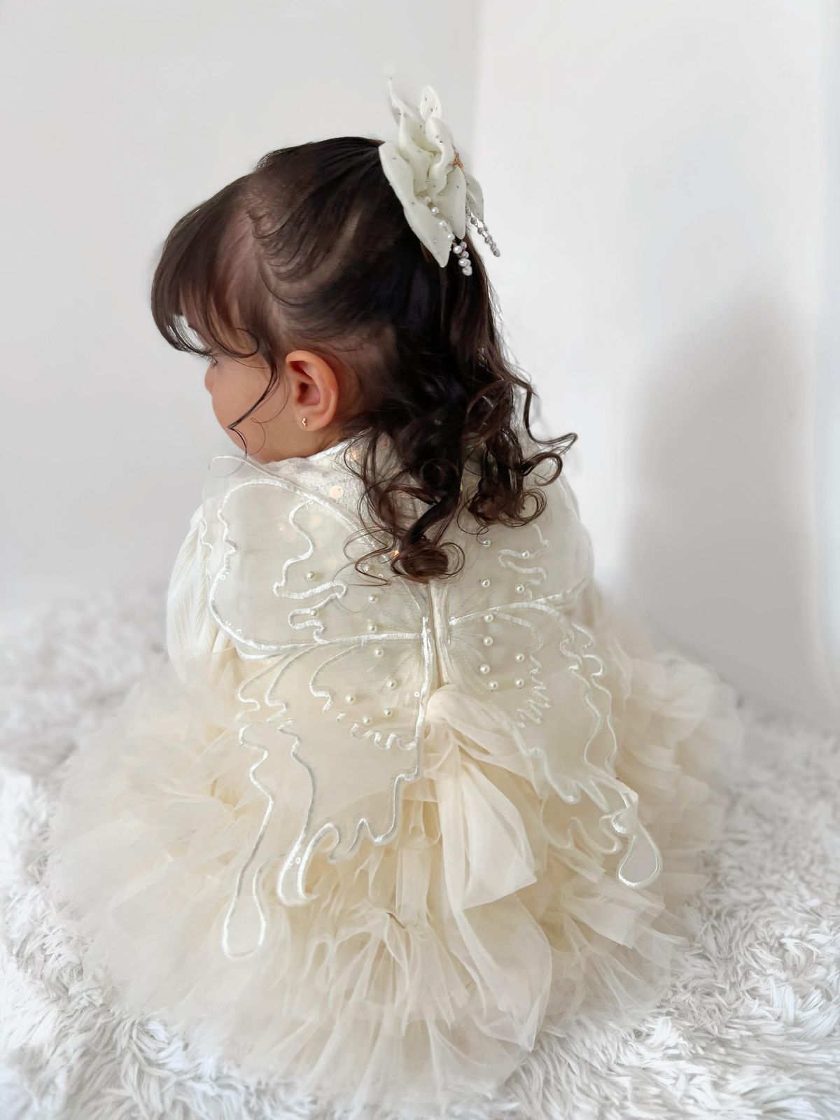 Children's Tulle Dress with Wings + Blouse