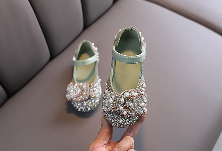 Girls Pearl Sparkle Shoes – Charmy
