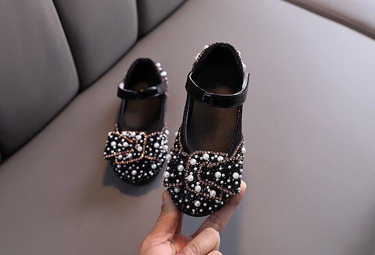 Girls Pearl Sparkle Shoes – Charmy