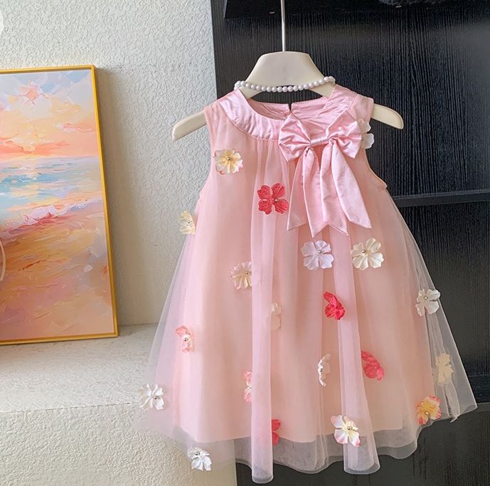 Children's Tulle Flower Dress
