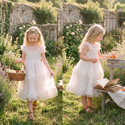 Sparkly Children's Dress with Wings