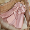 Children's Pink Bow Dress