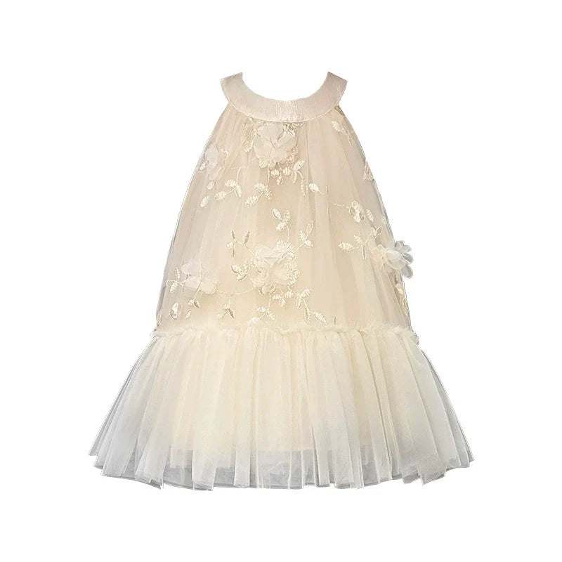 Floral Tulle Children's Dress