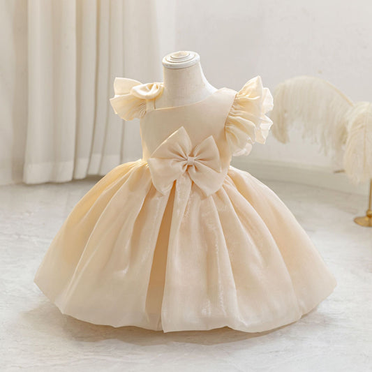 Children's Party Dress with Bow