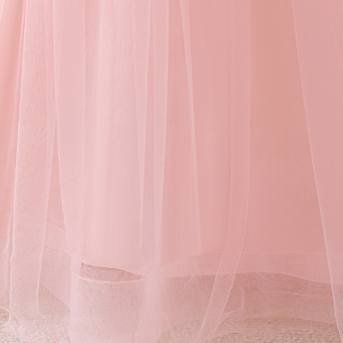 Children's Flower Tulle Party Dress