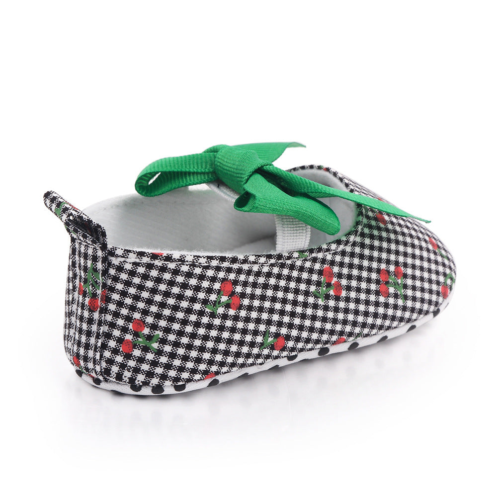 Cherry Print Children's Shoes