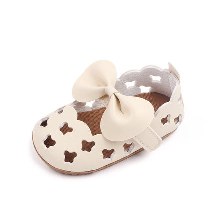 Baby Shoe with Holes and Bow
