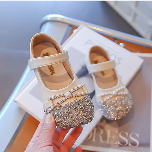 Girls Pearl Sparkle Shoes – Charmy