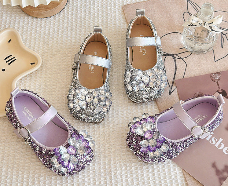 Girls Rhinestone Sparkle Shoes – Charmy