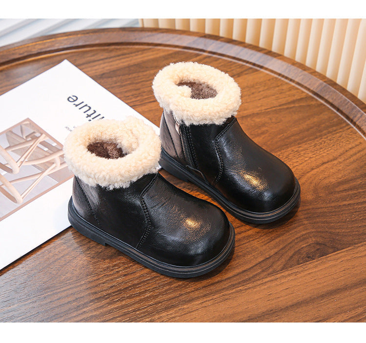 Girls' Fuzzy Boots