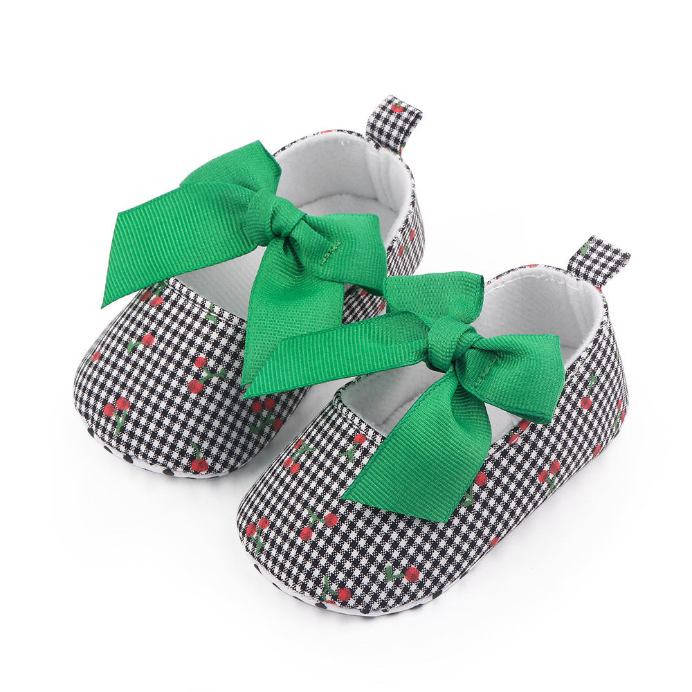 Cherry Print Children's Shoes