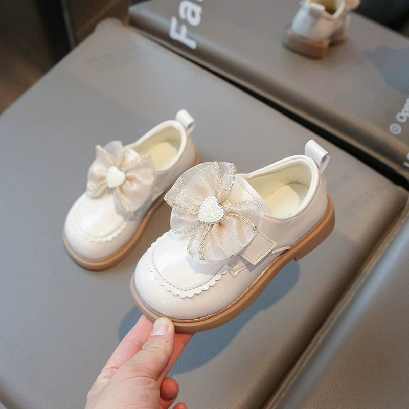 "Love" Bow Children's Shoes