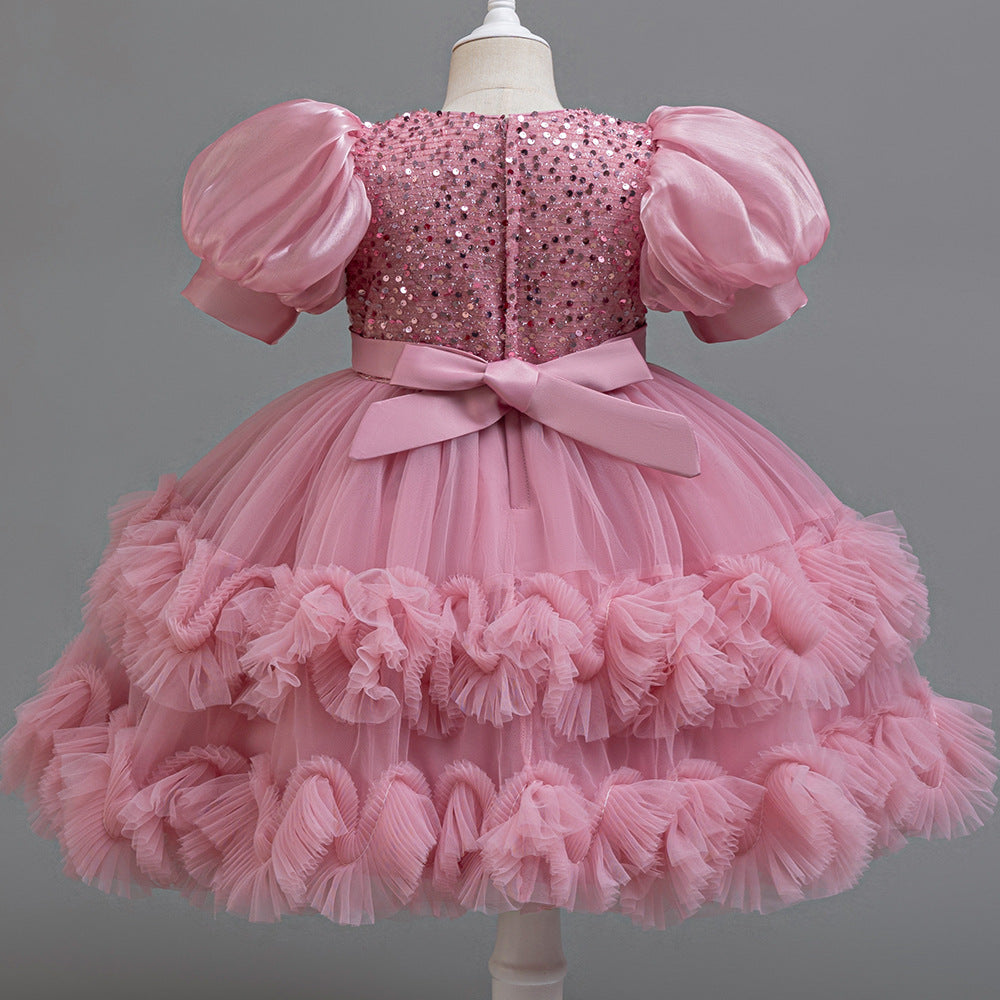 Sparkly Puffy Dress for Children