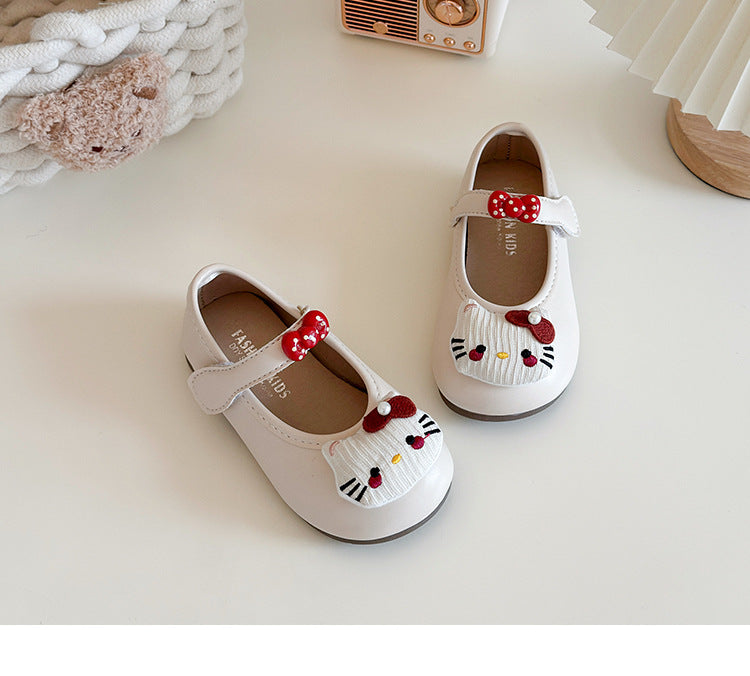 Girls' Kitten-Themed Shoes