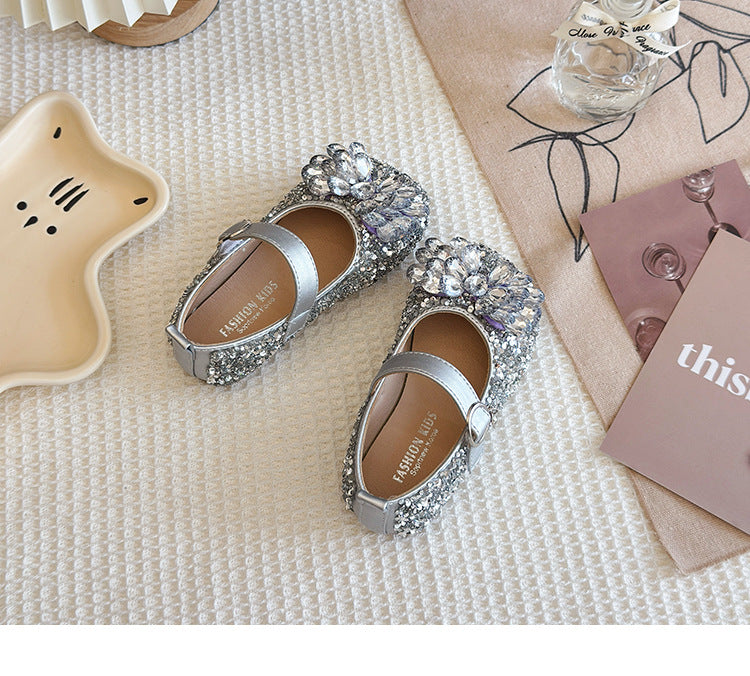 Girls Rhinestone Sparkle Shoes – Charmy