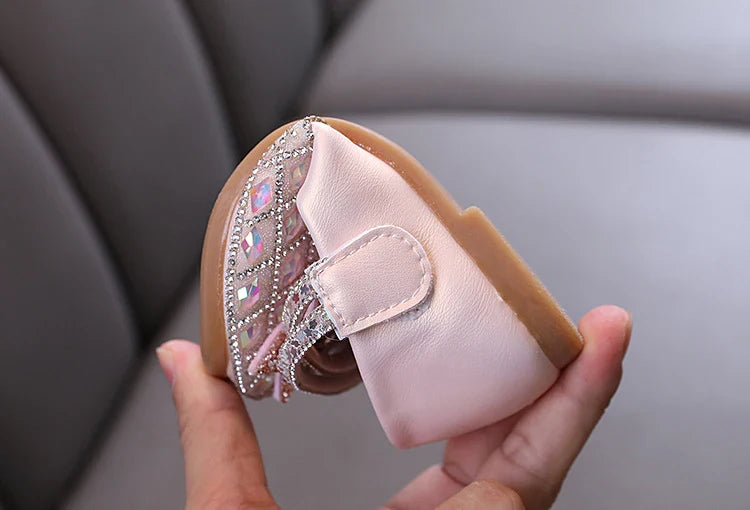 Girls Bow Sparkle Shoes – Charmy