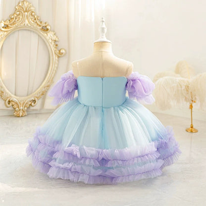 Mermaid Tulle Dress for Girls