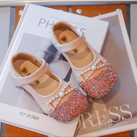 Girls Pearl Sparkle Shoes – Charmy