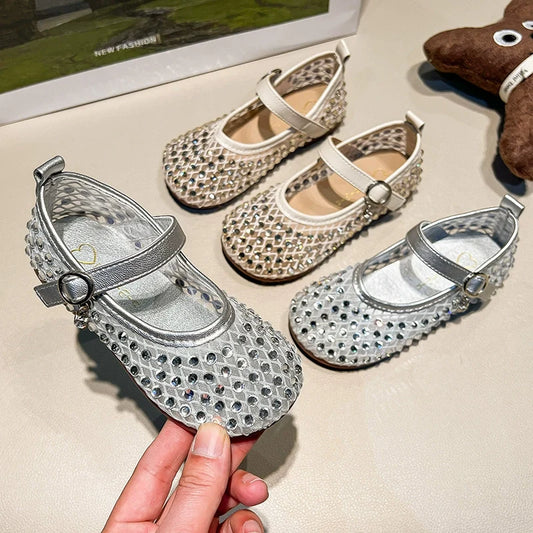 Girls Rhinestone Sparkle Shoes – Charmy