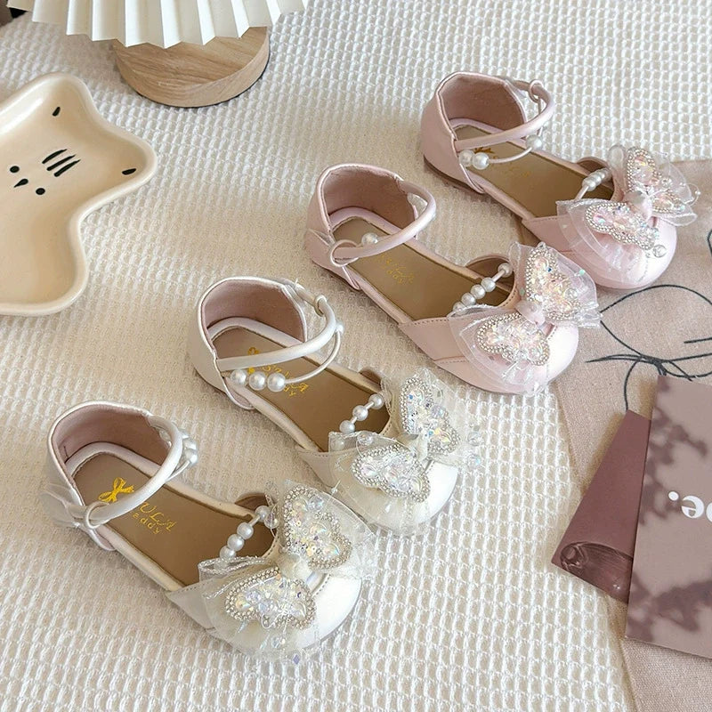 Girls Butterfly Sparkle Sandals – Charmy