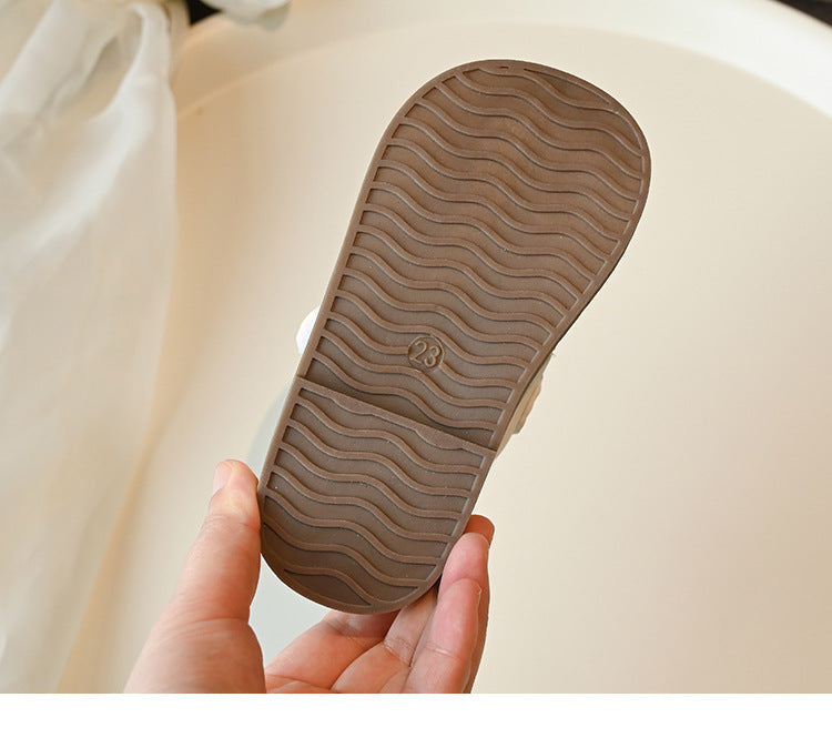 Children's Cherry-Print Velcro Shoes