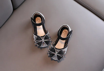 Girls Bow Sparkle Shoes – Charmy