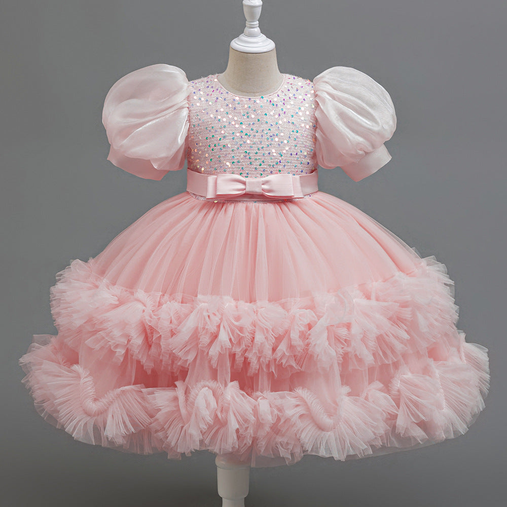 Sparkly Puffy Dress for Children
