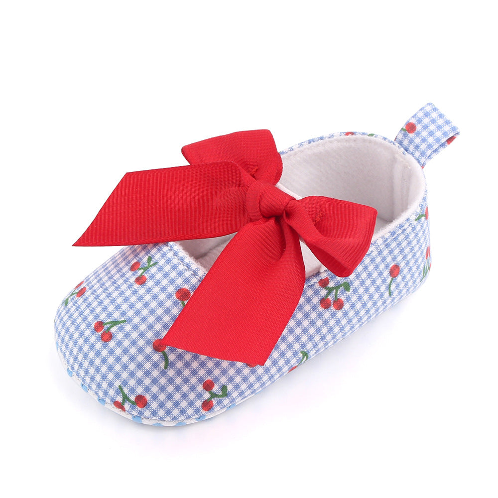 Cherry Print Children's Shoes