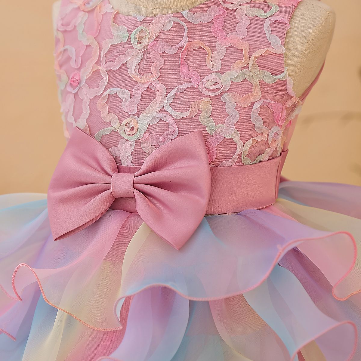 Children's Layered Dress in Colors