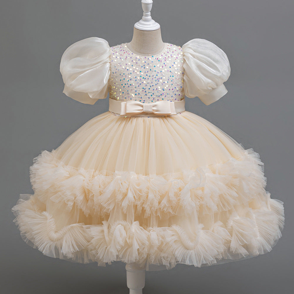 Sparkly Puffy Dress for Children