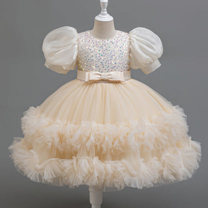 Sparkly Puffy Dress for Children