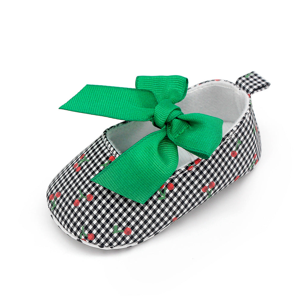 Cherry Print Children's Shoes
