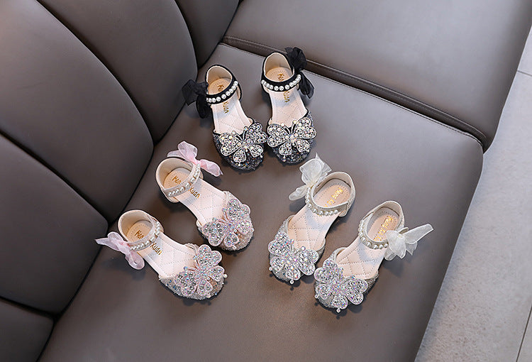 Girls Butterfly Sparkle Shoes – Charmy