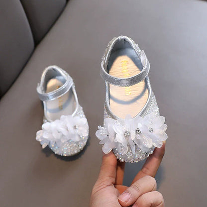 Girls Floral Sparkle Shoes – Charmy