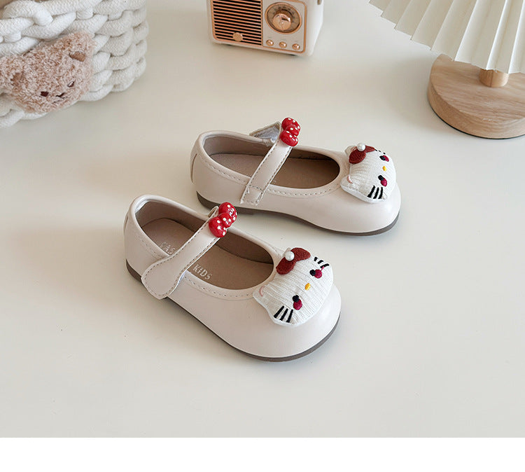 Girls' Kitten-Themed Shoes