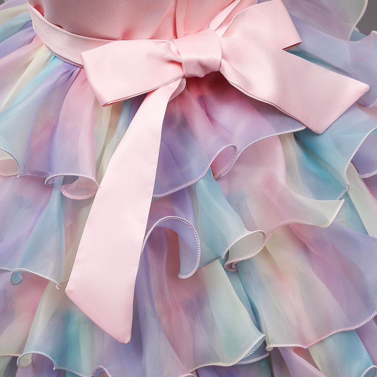 Children's Layered Dress in Colors