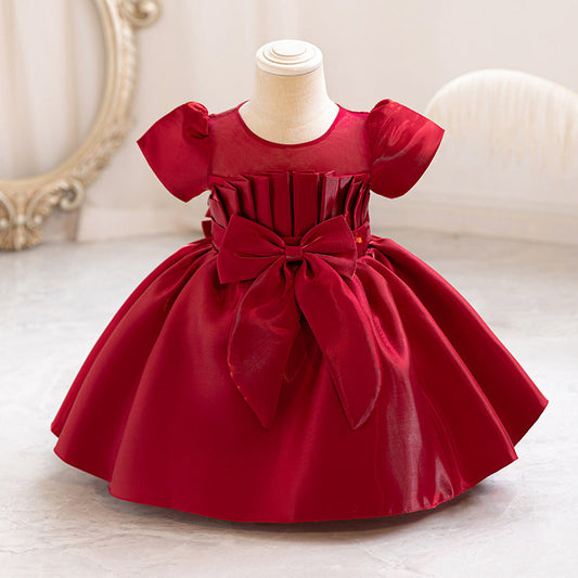 Children's Party Dress with Bow