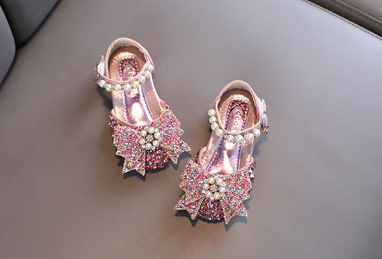 Girls Pearl Sparkle Mary Jane Party Shoes – Charmy