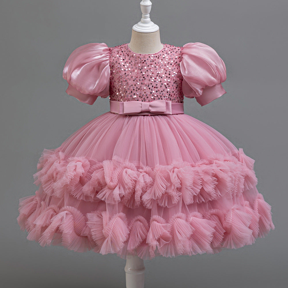 Sparkly Puffy Dress for Children